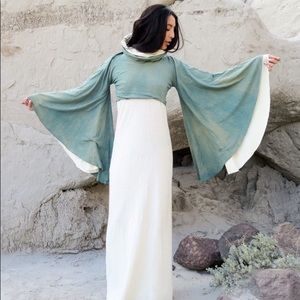 Gaia Conceptions Cowl Priestess Sleeve Bralette